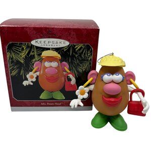 Hallmark Keepsake Ornament Mrs. Potato Head 1998 Christmas Vintage